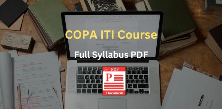 copa iti course syllabus pdf